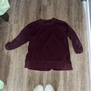 Burgundy Crewneck